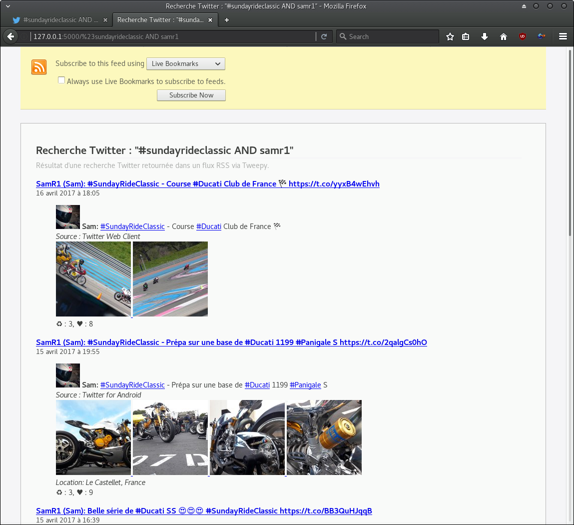 twootfeed screenshot